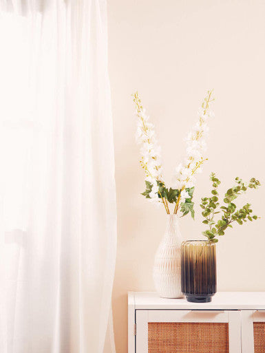 Tall White Delphinium Stem