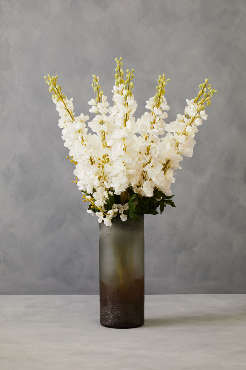 Tall White Delphinium Stem