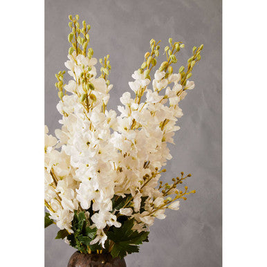 Tall White Delphinium Stem
