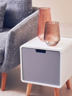 Small Smoked Brown Glass Vase | Esma