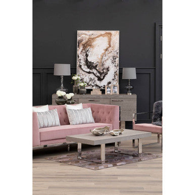 Natural Abstract Wall Art with White Frame | Astratto