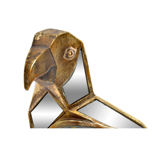 Gilded Parrot Wall Decor