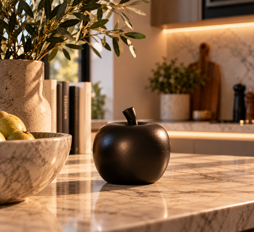 Apple Resin Sculpture