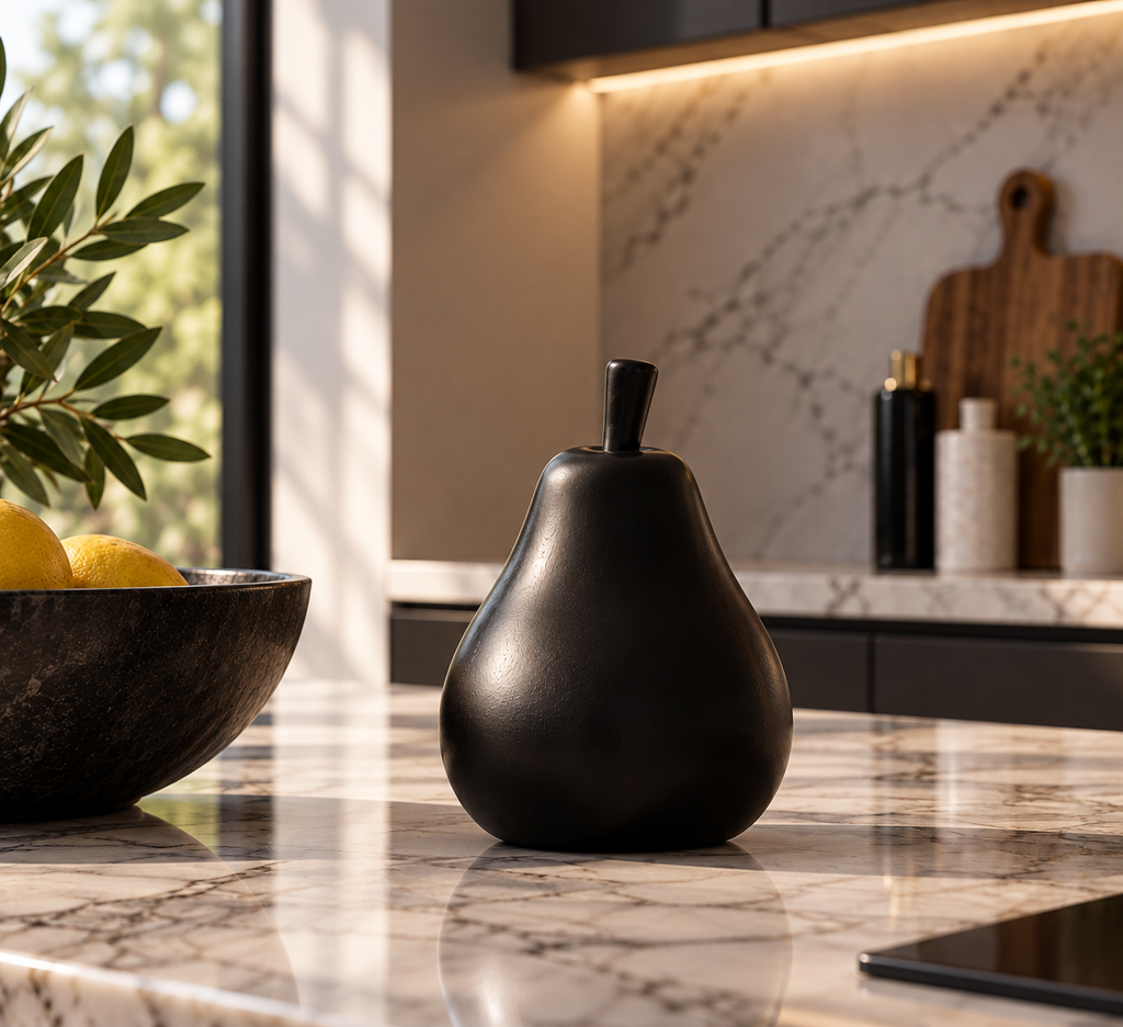 Pear Resin Sculpture