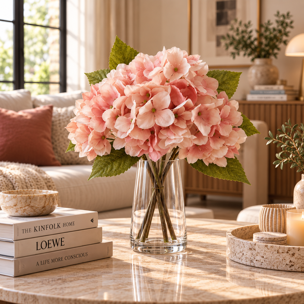 Silk Hydrangea Stem