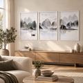 Calming Japanese Wall Art | Set of 3 Prints