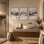 Calming Japanese Wall Art | Set of 3 Prints