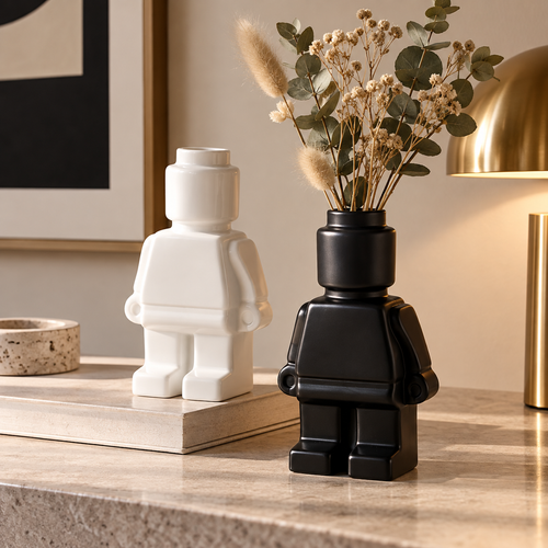 Ceramic Robot Vase