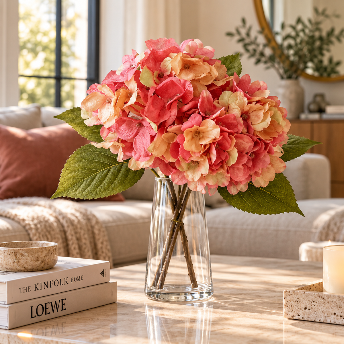 Silk Hydrangea Stem