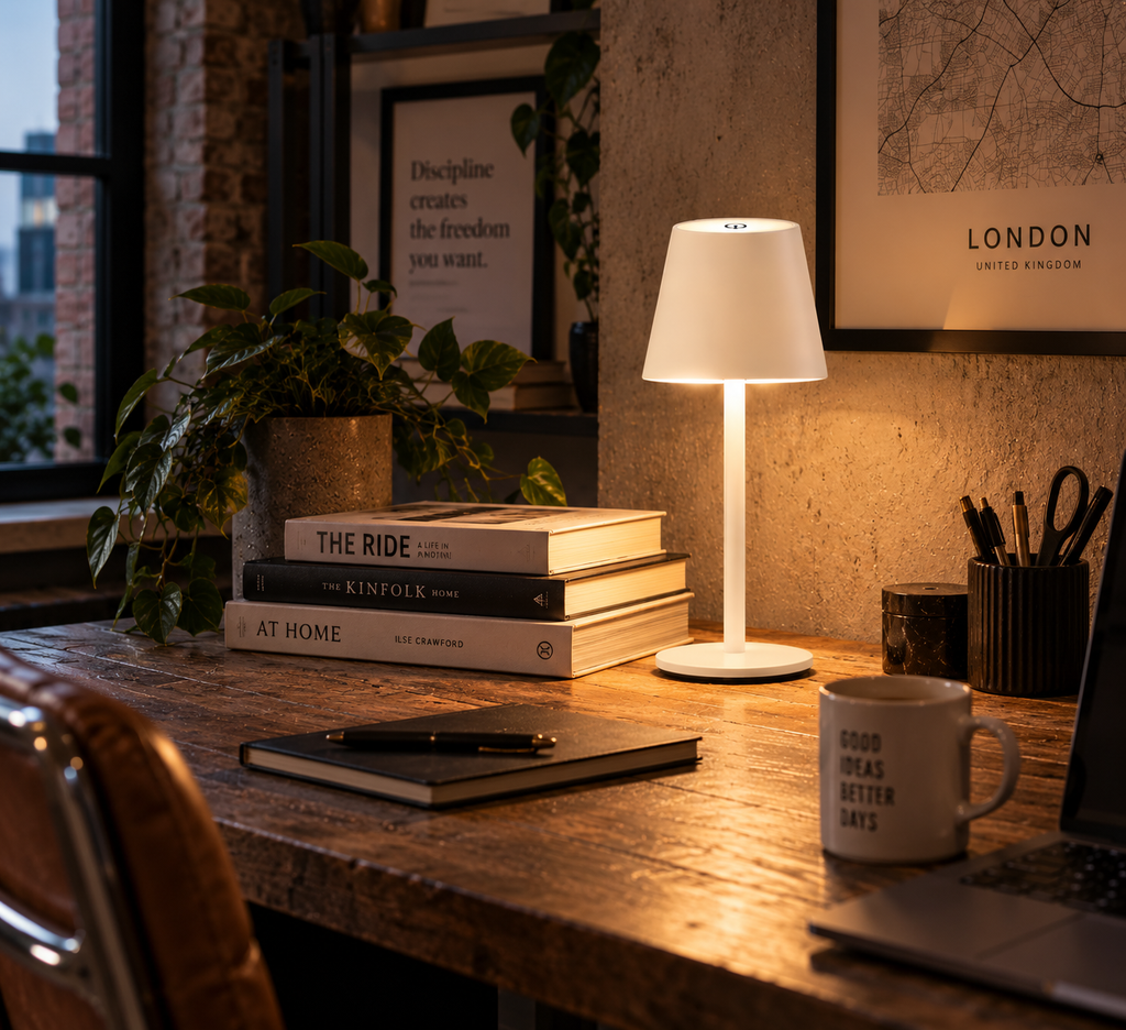 Cordless Touch-Dimming Table Lamp - Twin Pack