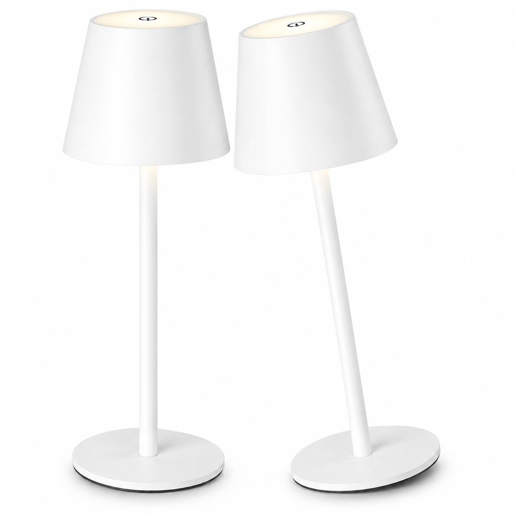 Cordless Touch-Dimming Table Lamp - Twin Pack