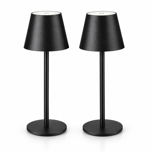 Cordless RGB Touch-Dimming Table Lamp - Twin Pack