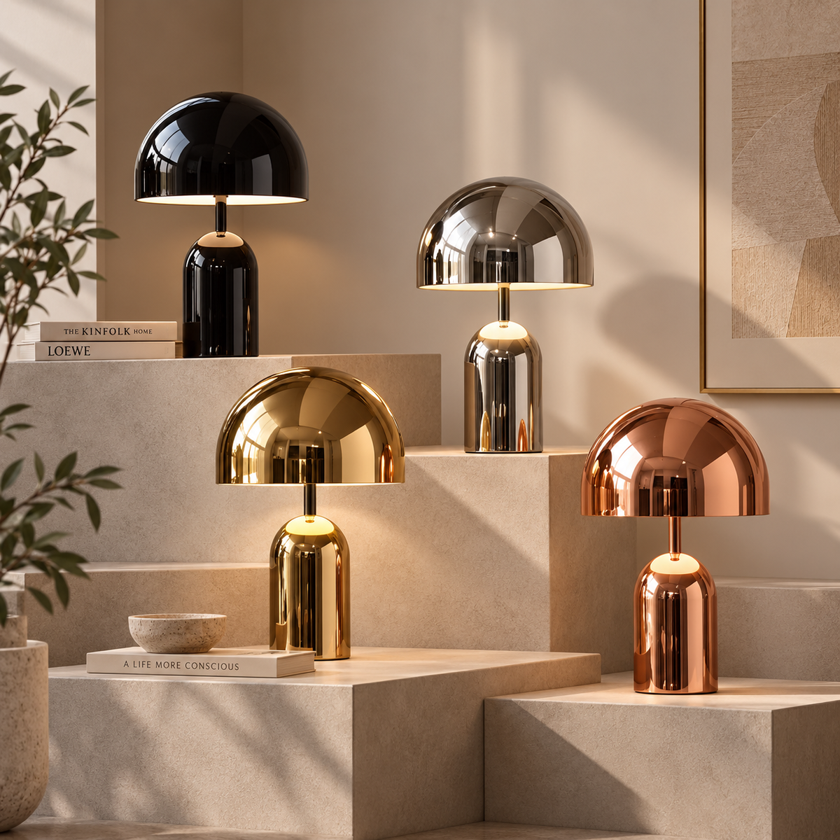 Dome Column LED Table Lamp