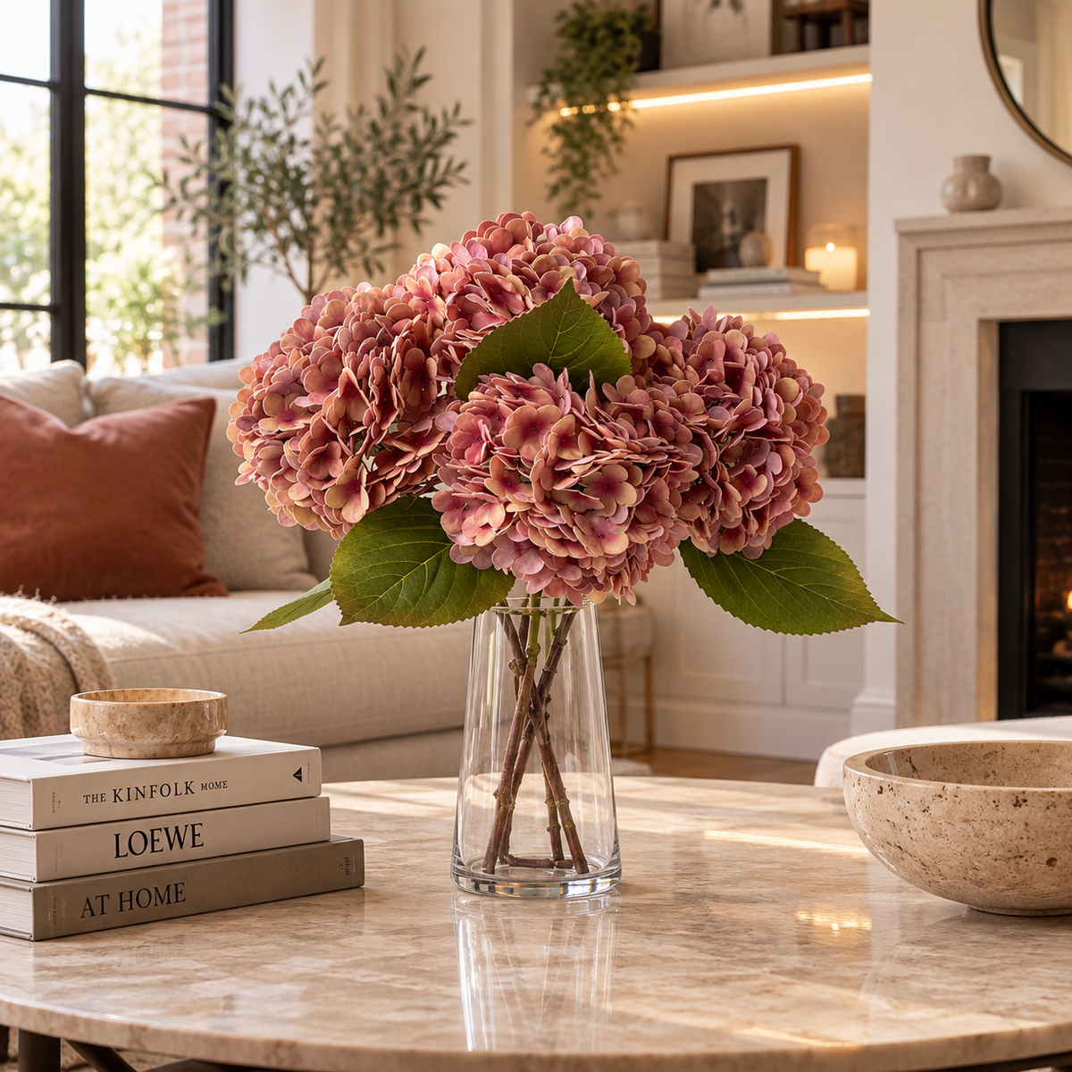 Silk Hydrangea Stem