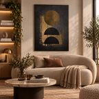 Gold Foil Canvas Wall Art | Astratto
