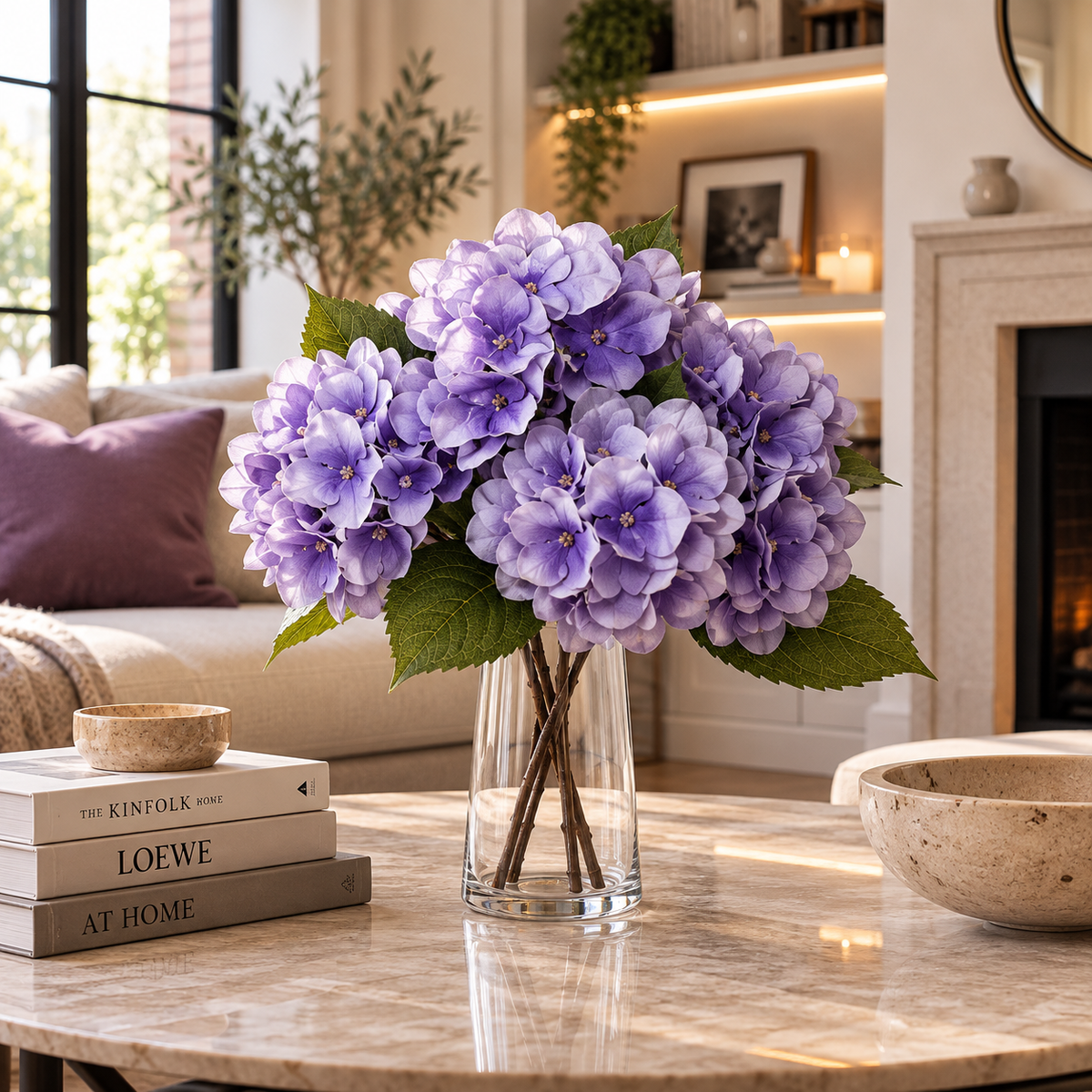 Silk Hydrangea Stem
