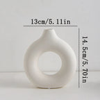 Nordic Plastic Vase - White