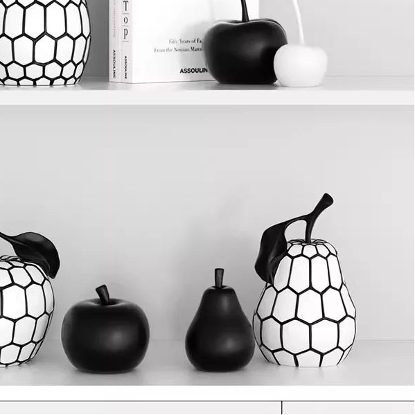 Apple Resin Sculpture