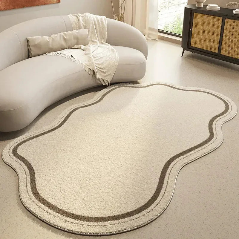 Irregular Velvet Area Rug