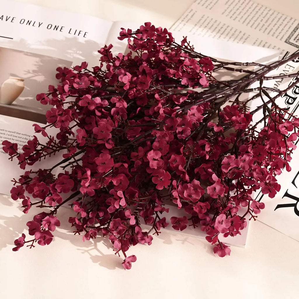 Orange Baby's Breath Stems