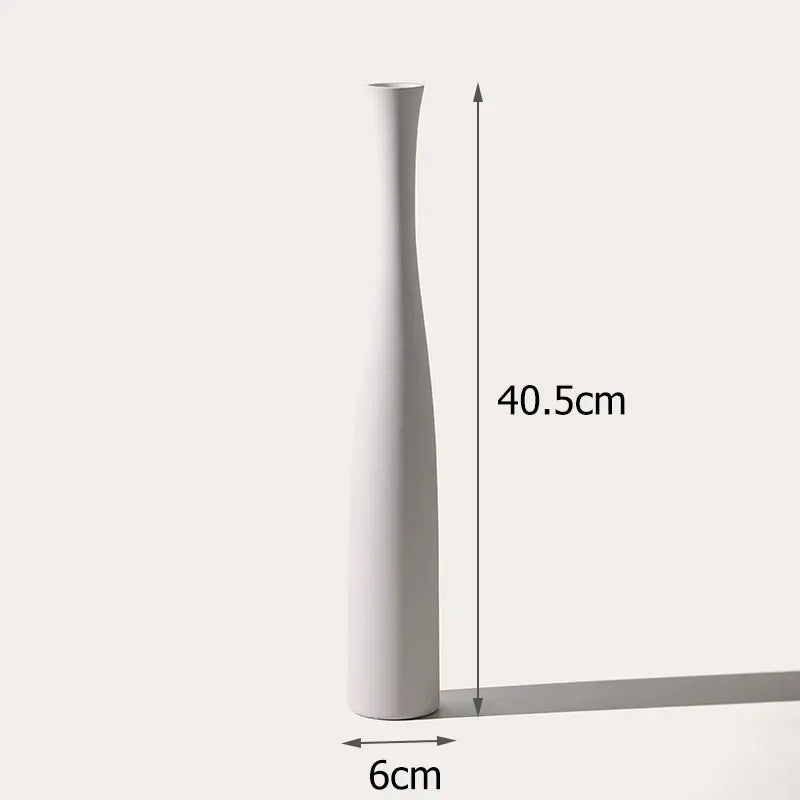 Slim Ceramic Bud Vase