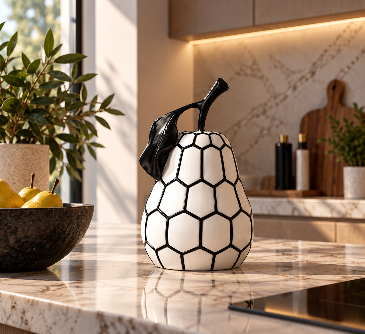 Pear Resin Sculpture