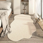 Irregular Velvet Area Rug