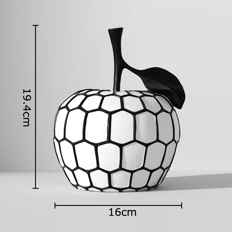 Apple Resin Sculpture