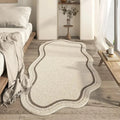 Irregular Velvet Area Rug