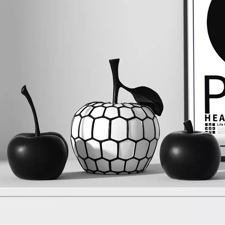 Apple Resin Sculpture
