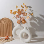 Nordic Plastic Vase - White