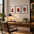 Tropical Monstera Wall Art | Set of 3 Prints