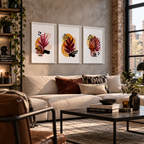 Tropical Monstera Wall Art | Set of 3 Prints