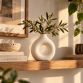 Nordic Plastic Vase - White