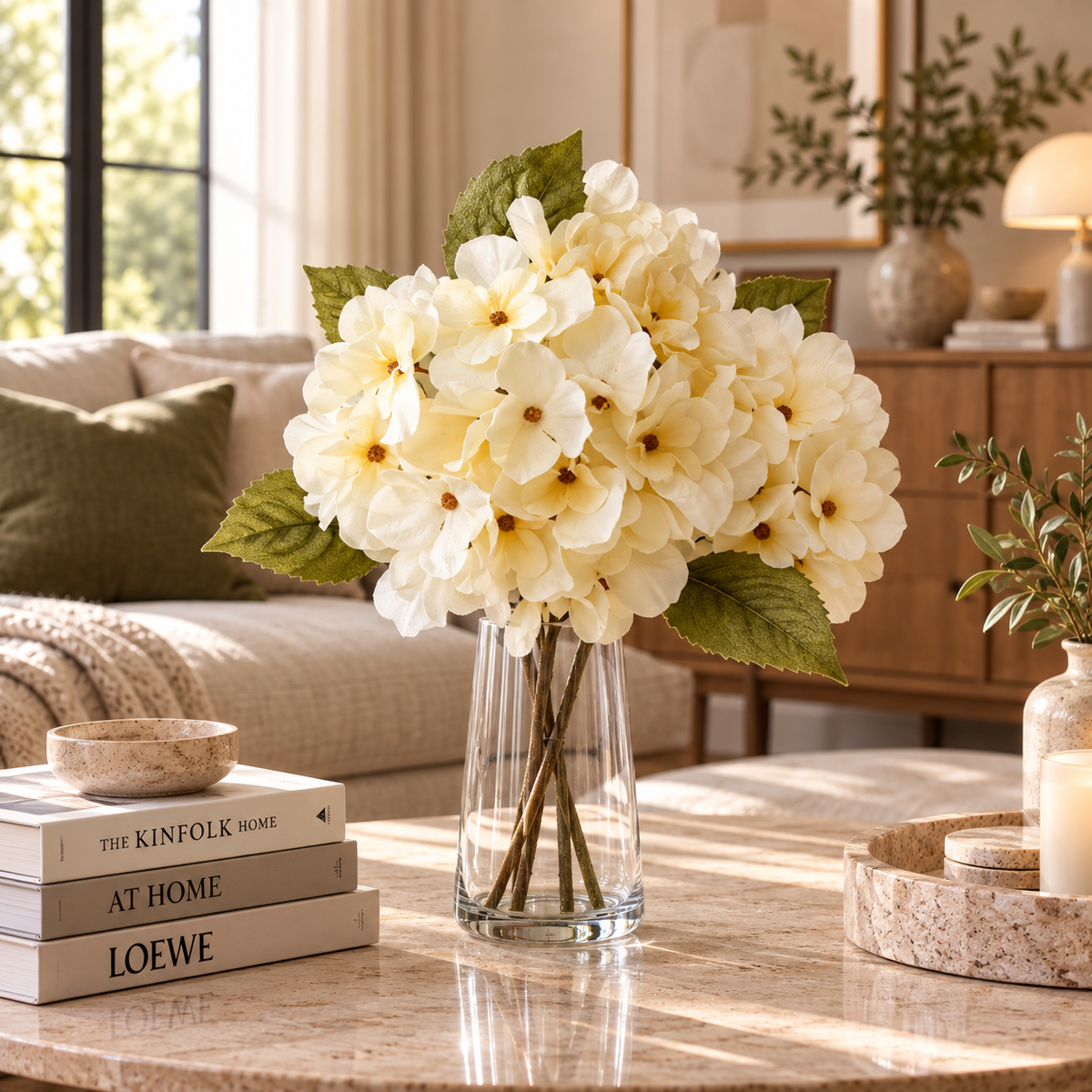 Silk Hydrangea Stem