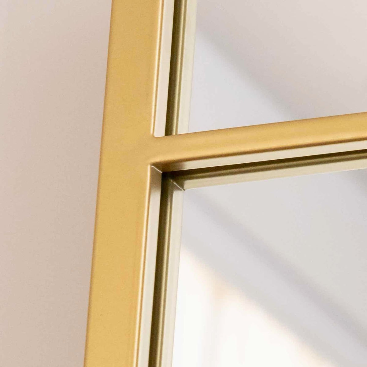 Aimi | Gold Metal Window Mirror | 200 x 120 cm