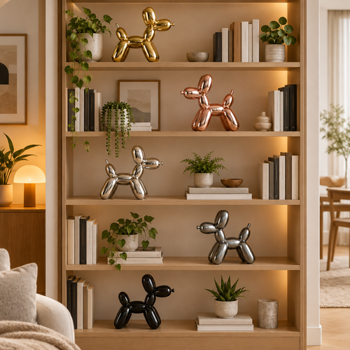 Balloon Dogs - Bookshelf Multi-colour