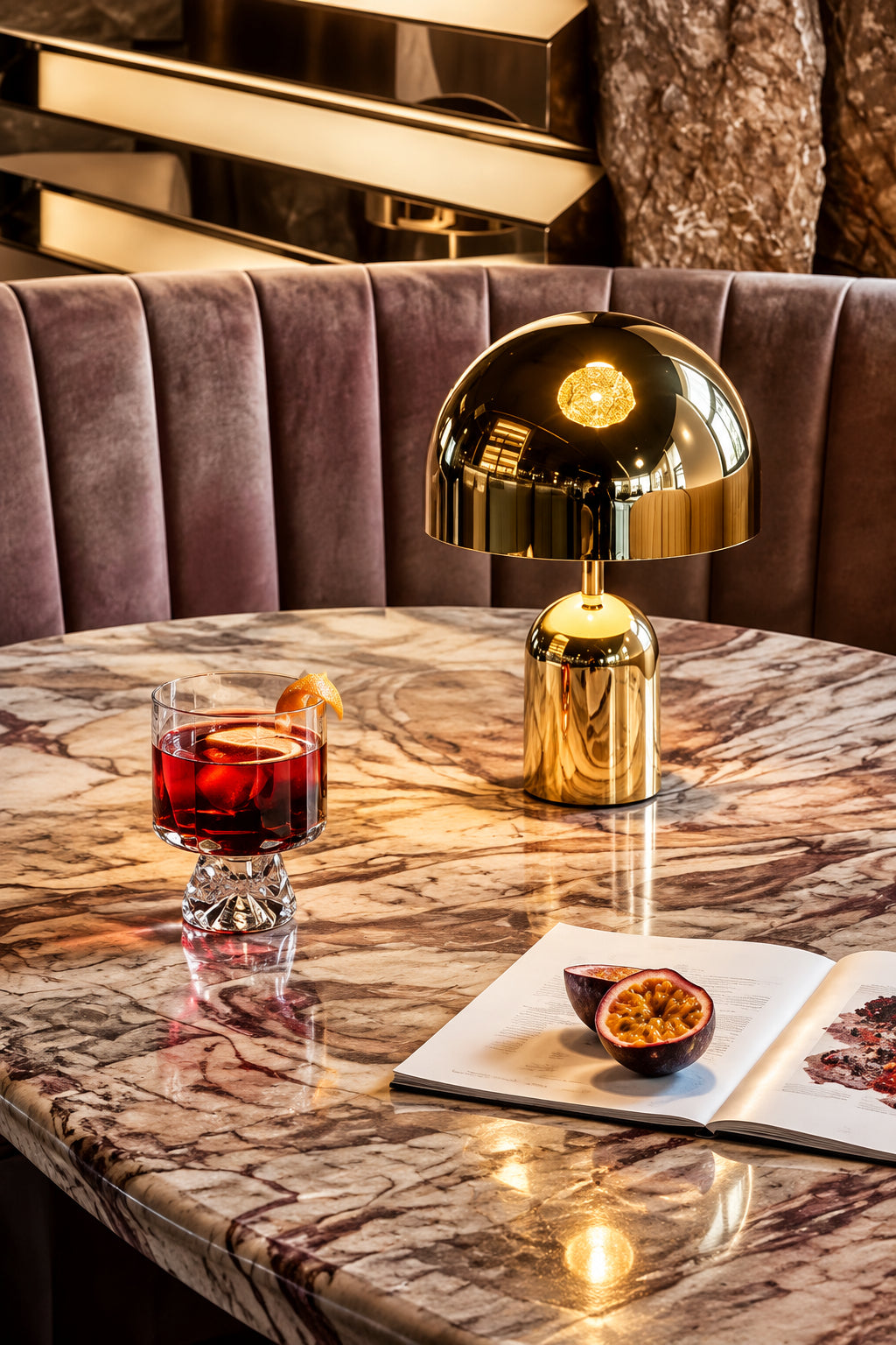 Dome Column LED Table Lamp