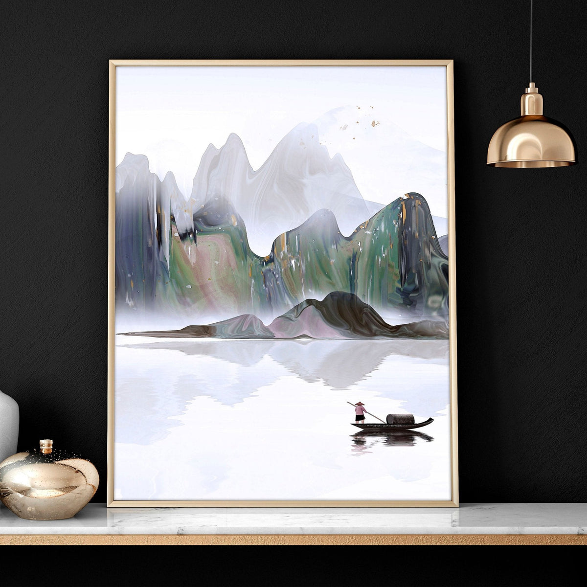 Calming Japanese Wall Art | Set of 3 Prints