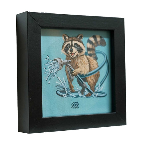 Aquarius - Framed Zodiac Pocket Art
