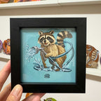 Aquarius - Framed Zodiac Pocket Art