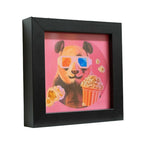 Popcorn Panda - Framed Pocket Art