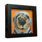 Astro Pug - Framed Pocket Art