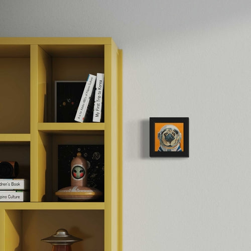 Astro Pug - Framed Pocket Art