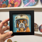 Rocket Wastl - Framed Pocket Art
