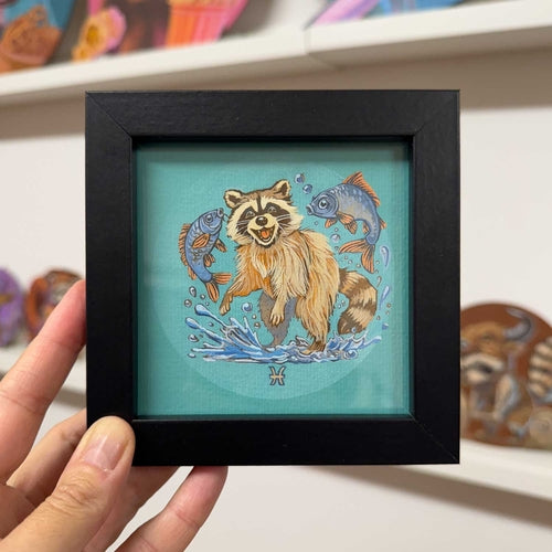 Pisces - Framed Zodiac Pocket Art