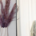 Emi | Black Metal Double Arched Mirror | 120 x 40 cm