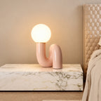 Sculptural Spiral Table Lamp