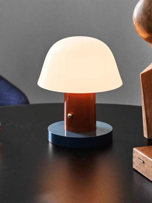 Mushroom Glow Portable Table Lamp