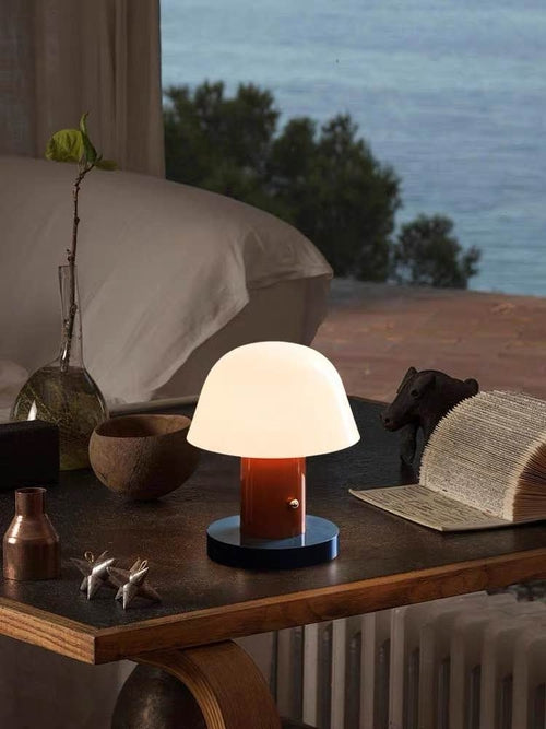 Mushroom Glow Portable Table Lamp